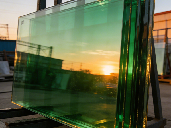 F绿镀膜玻璃